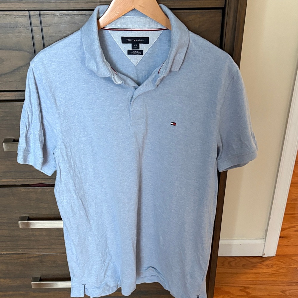 Tommy Hilfiger Sky Blue Men's Polo Shirt
